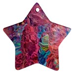 Blend 10-11 Liquify I Vibrance Star Ornament (Two Sides) Front