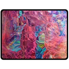 Blend 10-11 Liquify I Vibrance Two Sides Fleece Blanket (Large)