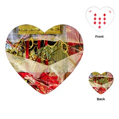 Collage Playing Cards Single Design (heart)