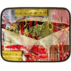 Collage Two Sides Fleece Blanket (mini) by bestdesignintheworld