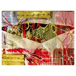 Collage Two Sides Premium Plush Fleece Blanket (Extra Small) 40 x30  Blanket Front