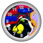 Japan Is So Close-1-1 Wall Clock (Silver) Front