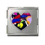 Japan Is So Close-1-1 Mega Link Heart Italian Charm (18mm) Front