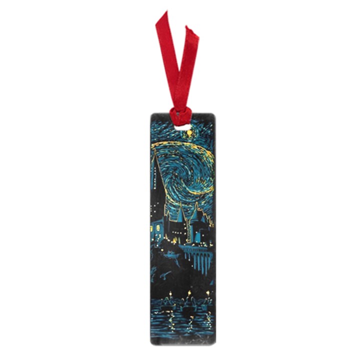 Castle Starry Night Van Gogh Parody Small Book Marks