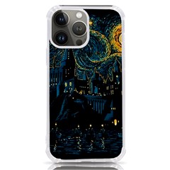 Castle Starry Night Van Gogh Parody Iphone 13 Pro Max Tpu Uv Print Case by Sarkoni