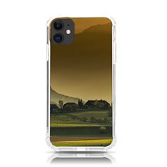 Mountains Village Trees Hills Iphone 11 Tpu Uv Print Case by Sarkoni