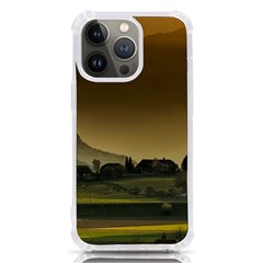 Mountains Village Trees Hills Iphone 13 Pro Tpu Uv Print Case by Sarkoni