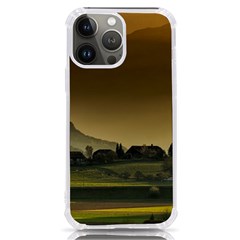 Mountains Village Trees Hills Iphone 13 Pro Max Tpu Uv Print Case by Sarkoni