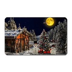 Christmas Landscape Magnet (rectangular) by Sarkoni