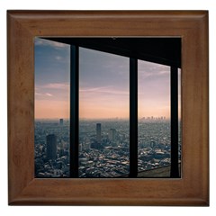 Shibuyasky Shibuya Tokyo Japan Framed Tile by Sarkoni