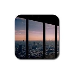 Shibuyasky Shibuya Tokyo Japan Rubber Square Coaster (4 Pack) by Sarkoni