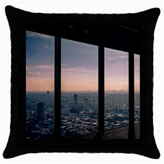 Shibuyasky Shibuya Tokyo Japan Throw Pillow Case (black) by Sarkoni