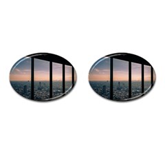 Shibuyasky Shibuya Tokyo Japan Cufflinks (oval) by Sarkoni