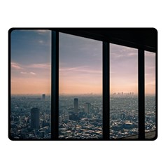 Shibuyasky Shibuya Tokyo Japan Fleece Blanket (small) by Sarkoni