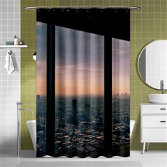 Shibuyasky Shibuya Tokyo Japan Shower Curtain 48  X 72  (small)  by Sarkoni