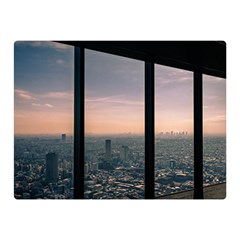 Shibuyasky Shibuya Tokyo Japan Two Sides Premium Plush Fleece Blanket (mini) by Sarkoni