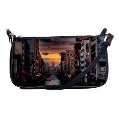 River Buildings City Urban Shoulder Clutch Bag by Sarkoni