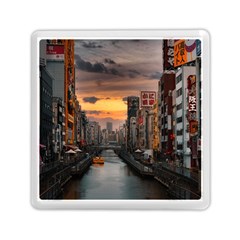 River Buildings City Urban Memory Card Reader (square) by Sarkoni