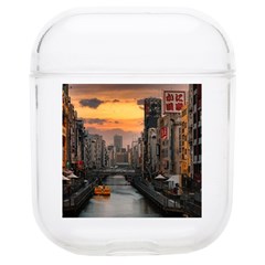 River Buildings City Urban Soft Tpu Airpods 1/2 Case by Sarkoni