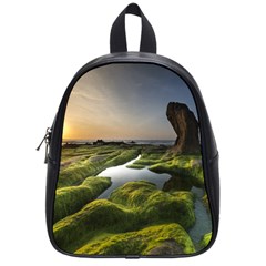 Coast Algae Sea Beach Shore School Bag (small) by Sarkoni