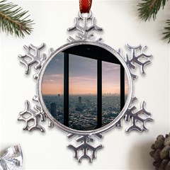 Shibuyasky Shibuya Tokyo Japan Metal Large Snowflake Ornament by Sarkoni