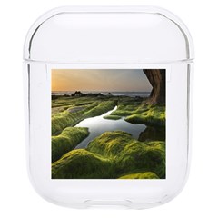 Coast Algae Sea Beach Shore Hard Pc Airpods 1/2 Case by Sarkoni