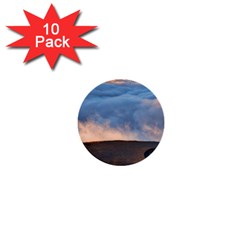 Landscape Sky Clouds Mountain Road 1  Mini Buttons (10 Pack)  by Sarkoni