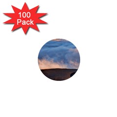 Landscape Sky Clouds Mountain Road 1  Mini Buttons (100 Pack)  by Sarkoni