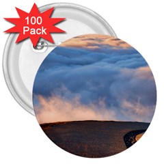 Landscape Sky Clouds Mountain Road 3  Buttons (100 Pack)  by Sarkoni