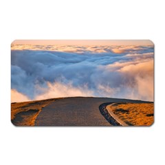 Landscape Sky Clouds Mountain Road Magnet (rectangular) by Sarkoni