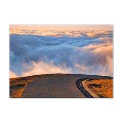 Landscape Sky Clouds Mountain Road Sticker A4 (100 Pack) by Sarkoni