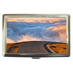 Landscape Sky Clouds Mountain Road Cigarette Money Case by Sarkoni