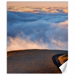 Landscape Sky Clouds Mountain Road Canvas 20  X 24  by Sarkoni