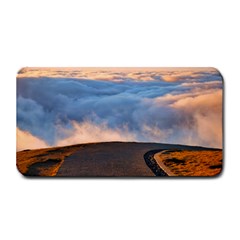 Landscape Sky Clouds Mountain Road Medium Bar Mat by Sarkoni