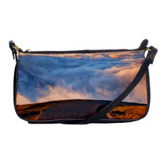 Landscape Sky Clouds Mountain Road Shoulder Clutch Bag by Sarkoni