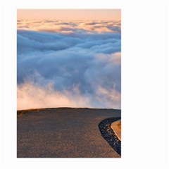 Landscape Sky Clouds Mountain Road Large Garden Flag (two Sides) by Sarkoni