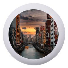 River Buildings City Urban Dento Box With Mirror