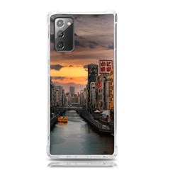 River Buildings City Urban Samsung Galaxy Note 20 Tpu Uv Case by Sarkoni