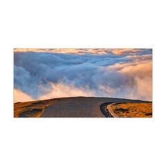 Landscape Sky Clouds Mountain Road Yoga Headband by Sarkoni