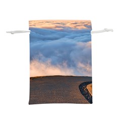 Landscape Sky Clouds Mountain Road Lightweight Drawstring Pouch (l)