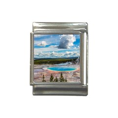 Mountains Trail Forest Yellowstone Italian Charm (13mm) by Sarkoni