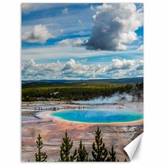 Mountains Trail Forest Yellowstone Canvas 12  X 16  by Sarkoni