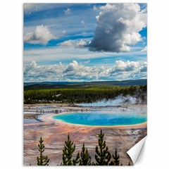 Mountains Trail Forest Yellowstone Canvas 36  X 48  by Sarkoni