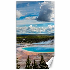 Mountains Trail Forest Yellowstone Canvas 40  X 72  by Sarkoni