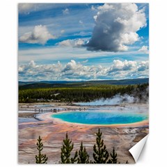 Mountains Trail Forest Yellowstone Canvas 11  X 14  by Sarkoni