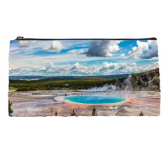 Mountains Trail Forest Yellowstone Pencil Case by Sarkoni