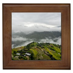 Residential Paddy Field Step Cloud Framed Tile by Sarkoni