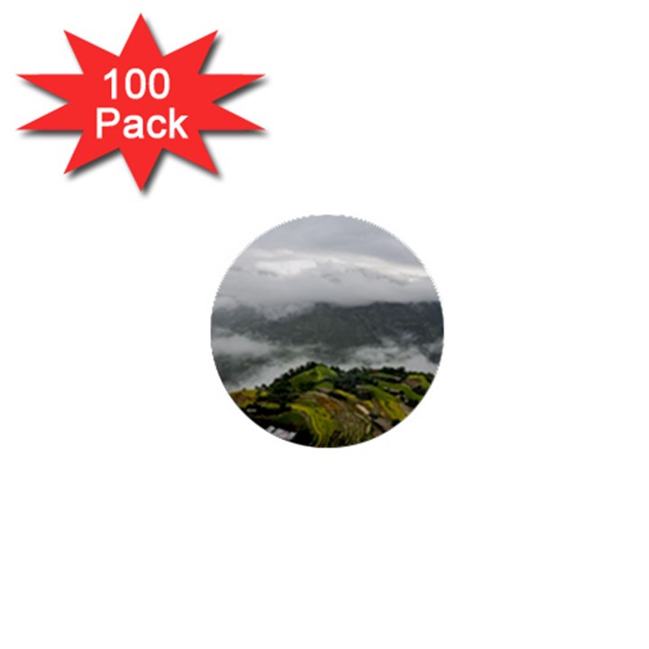 Residential Paddy Field Step Cloud 1  Mini Buttons (100 pack) 