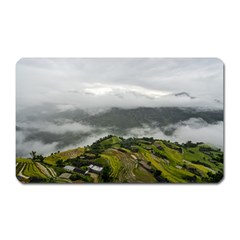 Residential Paddy Field Step Cloud Magnet (rectangular) by Sarkoni