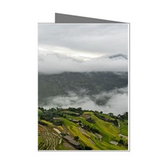 Residential Paddy Field Step Cloud Mini Greeting Cards (pkg Of 8) by Sarkoni